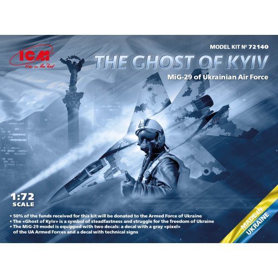 ICM 72140 - 1/72 THE GHOST OF KYIV MIG-29 of Ukrainian Air